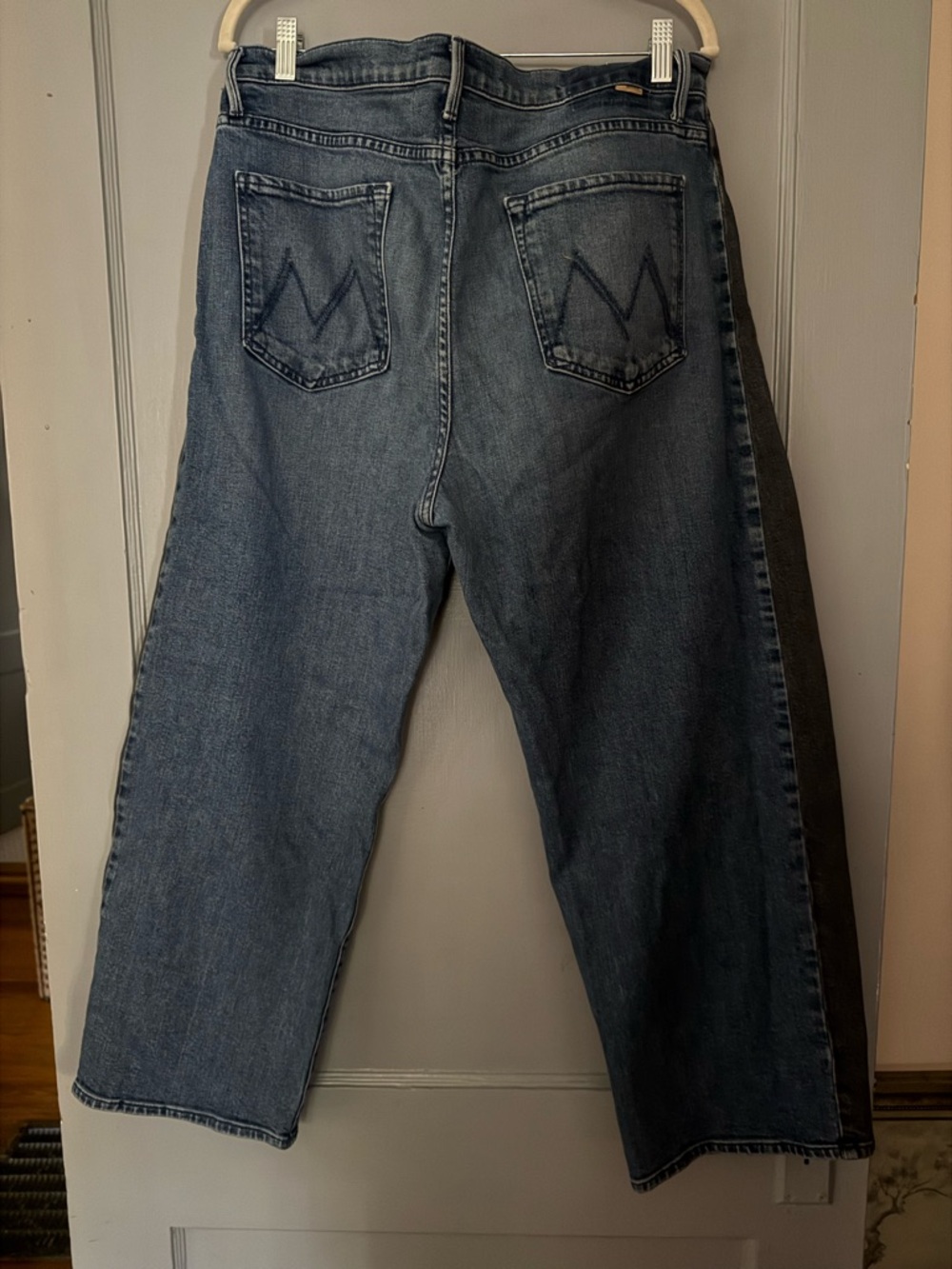 MOTHER Petite Lil Half Pipe Flood Jeans, size 33 - Picture 7 of 12